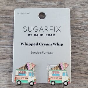 NEW SUGARFIX by baublebar Sundae funday ice cream truck studded earrings